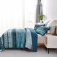 Opalescent Quilted coverlet and pillowcovers set: Shimmering Beauty-Queen
