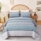 Cozy Quilted Coverlet and Pillowcases Set: A Hug for Your Bed-Queen