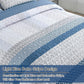 Dazzling Quilted bedspread and pillowcovers set: Add Sparkle to Your Space-Queen