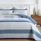 Dazzling Quilted bedspread and pillowcovers set: Add Sparkle to Your Space-Queen