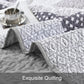 Bespoke Quilted Bedspread and Pillowcases Set: Tailored Luxury for Your Home-Queen