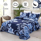 Vibrant Quilted coverlet and pillowcovers set: Eye Catching Design-Queen