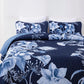 Vibrant Quilted coverlet and pillowcovers set: Eye Catching Design-Queen