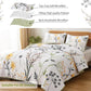 Decorative Quilted Coverlet and Pillowcases Set: Elevate Your Home Decor-Queen