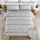 Striking Quilted coverlet and pillowcovers set: Make a Bold Impact-Queen