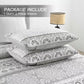 Striking Quilted coverlet and pillowcovers set: Make a Bold Impact-Queen