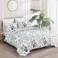 Exquisite Quilted Bedspread and Pillowcases Set: A Touch of Elegance for Your Space-Queen