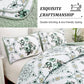 Exquisite Quilted Bedspread and Pillowcases Set: A Touch of Elegance for Your Space-Queen