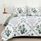 Exquisite Quilted Bedspread and Pillowcases Set: A Touch of Elegance for Your Space-Queen