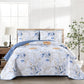 Quietude Quilted coverlet and pillowcovers set: Perfect for Relaxation-Queen