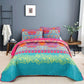 Beautiful Quilted coverlet and pillowcovers set: Comfortable and Versatile-Queen