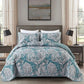 Vintage Quilted bedspread and pillowcovers set: Nostalgic Appeal-Queen