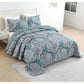 Vintage Quilted bedspread and pillowcovers set: Nostalgic Appeal-Queen