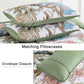 Warm and Inviting Quilted Bedspread and Pillowcases Set: Designed for Relaxation-Queen