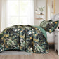 Lush Quilted coverlet and pillowcovers set: Soft and Cozy Feel-Queen