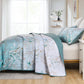 Radiating Quilted bedspread and pillowcovers set: Shine in Your Bedroom-Queen