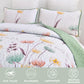 Intricate Quilted Coverlet and Pillowcases Set: A Work of Art for Your Bedroom-Queen