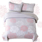 Mosaic Quilted coverlet and pillowcovers set: Unique Patchwork Design-Queen