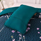 Abstract Quilted coverlet and pillowcovers set: Unique and Artistic-Queen