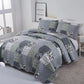 Vivacious Quilted bedspread and pillowcovers set: Full of Life and Energy-Queen