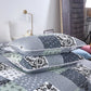 Vivacious Quilted bedspread and pillowcovers set: Full of Life and Energy-Queen