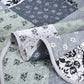 Vivacious Quilted bedspread and pillowcovers set: Full of Life and Energy-Queen