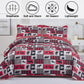 Christmas feel Queen Bedspread Set