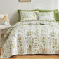 Artistic Quilted coverlet and pillowcovers set: Unleash Your Creativity-Queen