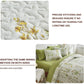 Artistic Quilted coverlet and pillowcovers set: Unleash Your Creativity-Queen