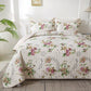 Artisan Quilted Coverlet and Pillowcases Set: A Masterpiece for Your Bed-Queen