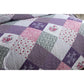 Quaint Quilted bedspread and pillowcovers set: Perfect for a Cozy Retreat-Queen