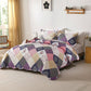 Intricate Quilted coverlet and pillowcovers set: Attention to Detail-Queen