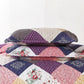 Intricate Quilted coverlet and pillowcovers set: Attention to Detail-Queen