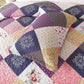 Intricate Quilted coverlet and pillowcovers set: Attention to Detail-Queen