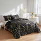 Exquisite Quilted bedspread and pillowcovers set: Experience Pure Comfort-Queen