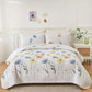 Refined Quilted Bedspread and Pillowcases Set: Class and Comfort Combined-Queen