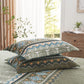 Quicksilver Quilted coverlet and pillowcovers set: Sleek and Modern-Queen