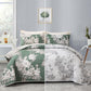 Sophisticated Quilted Coverlet and Pillowcases Set: Elevate Your Bedroom Decor-Queen