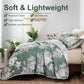 Sophisticated Quilted Coverlet and Pillowcases Set: Elevate Your Bedroom Decor-Queen