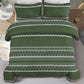 Elegant Quilted Bedspread and Pillowcases Set: Perfect for a Luxe Bedroom Feel-Queen