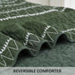 Elegant Quilted Bedspread and Pillowcases Set: Perfect for a Luxe Bedroom Feel-Queen