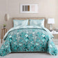 Crafted Quilted Bedspread and Pillowcases Set: A Testament to Elegance-Queen