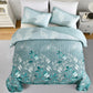 Crafted Quilted Bedspread and Pillowcases Set: A Testament to Elegance-Queen