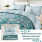 Crafted Quilted Bedspread and Pillowcases Set: A Testament to Elegance-Queen