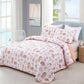 Sleek Quilted Bedspread and Pillowcases Set: Contemporary Style and Comfort-Queen