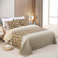 Sophisticated Quilted Bedspread and Pillowcases Set: Exquisite Design and Comfort-Queen