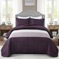 Radiant Quilted coverlet and pillowcovers set: Brighten Any Room-Queen