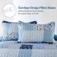 Charming Quilted coverlet and pillowcovers set: Timeless Appeal-Queen