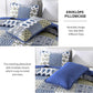 Gorgeous Quilted bedspread and pillowcovers set: Comfortable Elegance-Queen