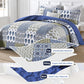 Gorgeous Quilted bedspread and pillowcovers set: Comfortable Elegance-Queen